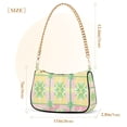 thumbnail image 3 of FORMRS Womens Shoulder Bag with Chain Strap Clutch Purse Cute Tote Handbag, Retro Beige Stars, 3 of 7