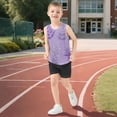 thumbnail image 5 of Purple Background Glitter Fern Background Vest Undershirt Tank Top Sleeveless Quick Dry 4T, 5 of 7