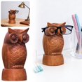 thumbnail image 1 of Owl Glasses Frame, Retro Resin Shelf, Glasses Display Frame, Study Desktop Storage Rack, Creative Ornament, Suitable Glasses/sunglasses, 3D Printed Owl Glasses Holder, Retro Resin, 1 of 8