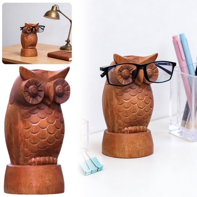 Owl Glasses Frame, Retro Resin Shelf, Glasses Display Frame, Study Desktop Storage Rack, Creative Ornament, Suitable Glasses/sunglasses, 3D Printed Owl Glasses Holder, Retro Resin