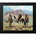 thumbnail image 2 of Hawley, Carolyne 14x12 Black Modern Framed Museum Art Print Titled - Three Cowboys, 2 of 5