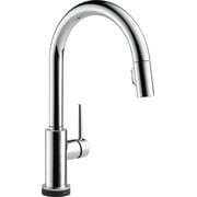 Private Jungle Single-Handle Touch Kitchen Sink Faucet with Pull Down Sprayer-Brushed Nickel