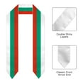 thumbnail image 2 of Graduation Sash Bulgaria Flag Cool scarf Shawl Stole Sapphire Blue with Star Stripe Bachelor Gown Accessory Ribbon 180*14cm, 2 of 7