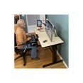 thumbnail image 4 of Ergotron WorkFit-D Sit-Stand Desk - Sit/standing desk - rectangular - birch - black base, 4 of 8