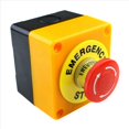 thumbnail image 3 of 8 Piezas de Rojo Parada de Emergencia Apagado Interruptor de BotóN No + Nc 22Mm Cnc Gecko, 3 of 5