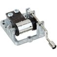 thumbnail image 1 of 18 Note Musical Mechanism Movement for DIY Music Box, Jingle Bells, Silvery Handcrank Music Movement, 1 of 4