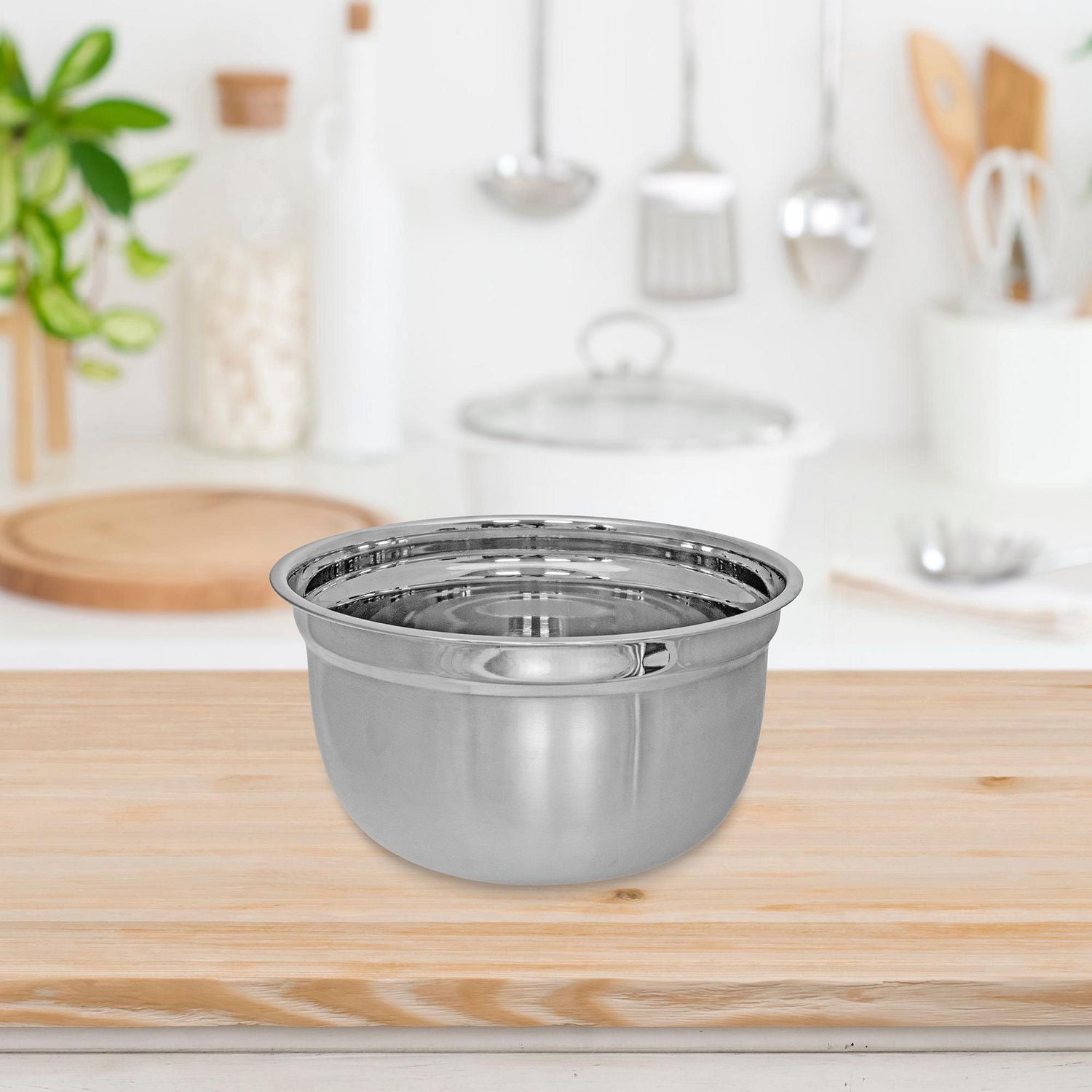 IH Casa Decor Stainless Steel German Mixing Bowl 10"