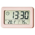 thumbnail image 1 of Reloj simple, ligero y delgado, reloj electrónico de temperatura y humedad, reloj conveniente, 1 of 5
