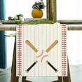 thumbnail image 5 of Linen 13x72'''' Baseball Table Runner Baseball Table Decor Baseball Themed Birthday Party Babay Shower Decoration and Supplies for Table, 5 of 5