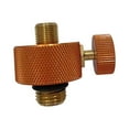 thumbnail image 3 of Almencla Adaptateur de Poêle de Camping Conversion Robuste en Métal Antirouille avec Bouton de Réglage Convertisseur d'Entrée de Réservoir pour Sac à Dos Camping Randonnée Orange, 3 of 8