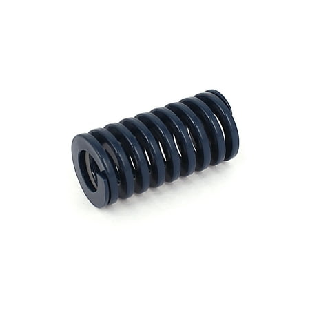 - 20mm OD 40mm Long Coil Light Load Stamping Compression Mold Die Spring Blue