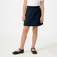 thumbnail image 6 of LJEFF Girls Skorts with Shorts, Elastic Waist Drawstring Pockets Skirt Summer Casual Kids School uniforms Navy Size 12, 6 of 8