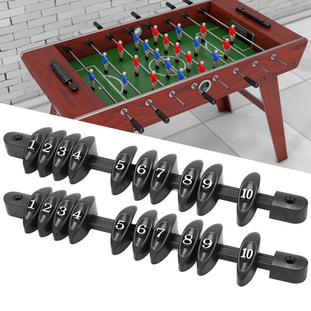 Compteurs de Score de Football, Mini Compteurs de Score en Plastique Léger Portable 10 Chiffres pour Tables de Football Standard