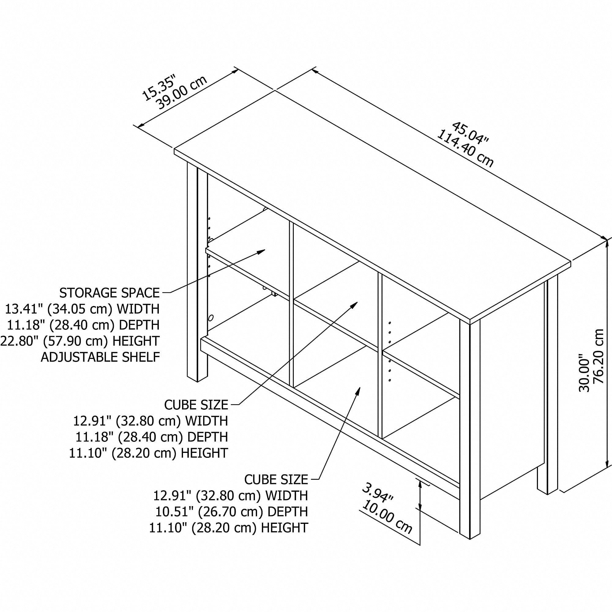 bush furniture broadview 6 cube storage bookcase in pure white