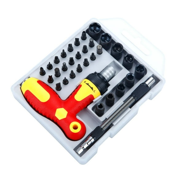 Zeiwohndc Convenient Allen Key Drill Bit Set with Handle Box Easy to Use and Store