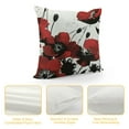 thumbnail image 4 of PHYHOO Flower Decorative Throw Pillow Covers Outdoor Floral Pillow Cases Square Linen Pillowcase Cushion Covers with Hidden Zipper for Sofa Home Couch Patio Living Room Decor, 4 of 5