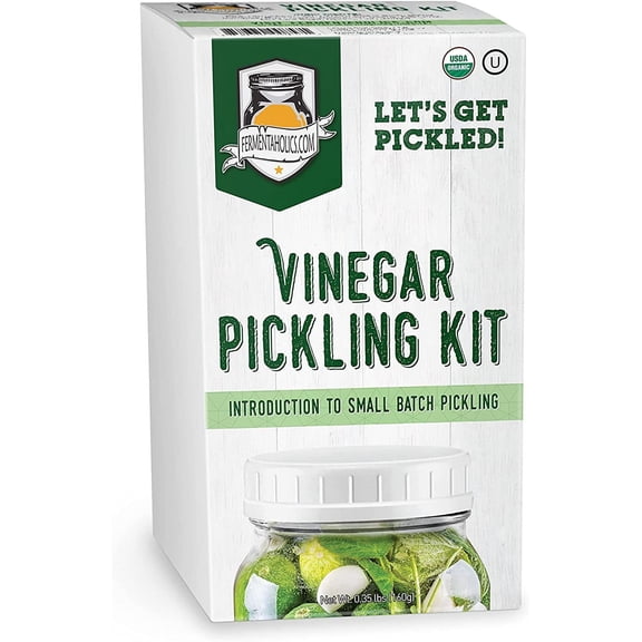 Fermentaholics Vinegar Pickling Kit - Homemade Pickles and More Made Easy