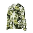 thumbnail image 2 of Fotbe Hawaii Palms Men's Women's UPF 50+ Sun Protection Jacket Hooded Cooling Shirt with Pockets Hiking Outdoor Performance-Large, 2 of 9