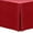 Holiday Red, variant on Ultimate Textile 8 ft. Fitted Polyester Tablecloth - for 18 x 96-Inch Banquet and Folding Rectangular Tables, Orange