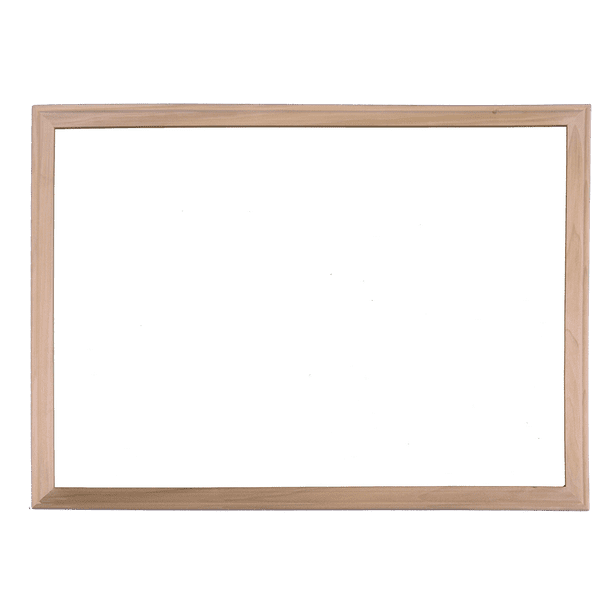 Wood Framed White Dry Erase Board, Wooden Frame Dry Erase Board