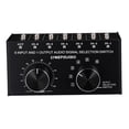thumbnail image 4 of Audio 3.5mm Switch Controlador De Interruptor Splitter, 6 3.5mm IN 1 3.5mm Out, Negro, 4 of 8