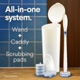 thumbnail image 4 of All-in-One Toilet Cleaning Kit, Disinfecting Brush + Storage Caddy & Refill Heads, 4 of 10