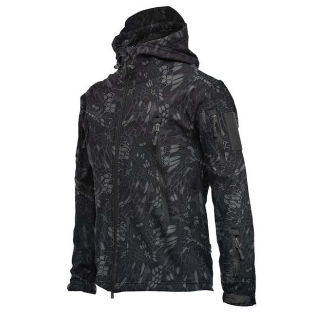 OmicGot Military Shark Skin Soft Shell Jackets Men Tactical Windproof Waterproof jacket men Army Combat Jackets Mens Hooded Bomber Coats