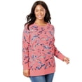 thumbnail image 1 of Woman Within Plus Size French Terry Sweatshirt, 1 of 2