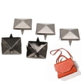 thumbnail image 3 of Rivet 100pcs Pirámide Cuadrado Punk Punk Rivets 4 Claw Metal Studs, 3 of 7