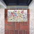 thumbnail image 2 of Springtime Wildflower Blossoms Printed Outdoor Door Mat, design by Jenny Faw, 18"x30", 2 of 8