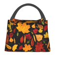 thumbnail image 1 of Balery Autumn Maple Leaves A Bolsa de Aislamiento Portátil – Bolsa de Almuerzo con Forro de Aluminio Mejorado, Funda Impermeable y Fácil de Limpiar para Picnic y Caja de Almuerzo, 1 of 6