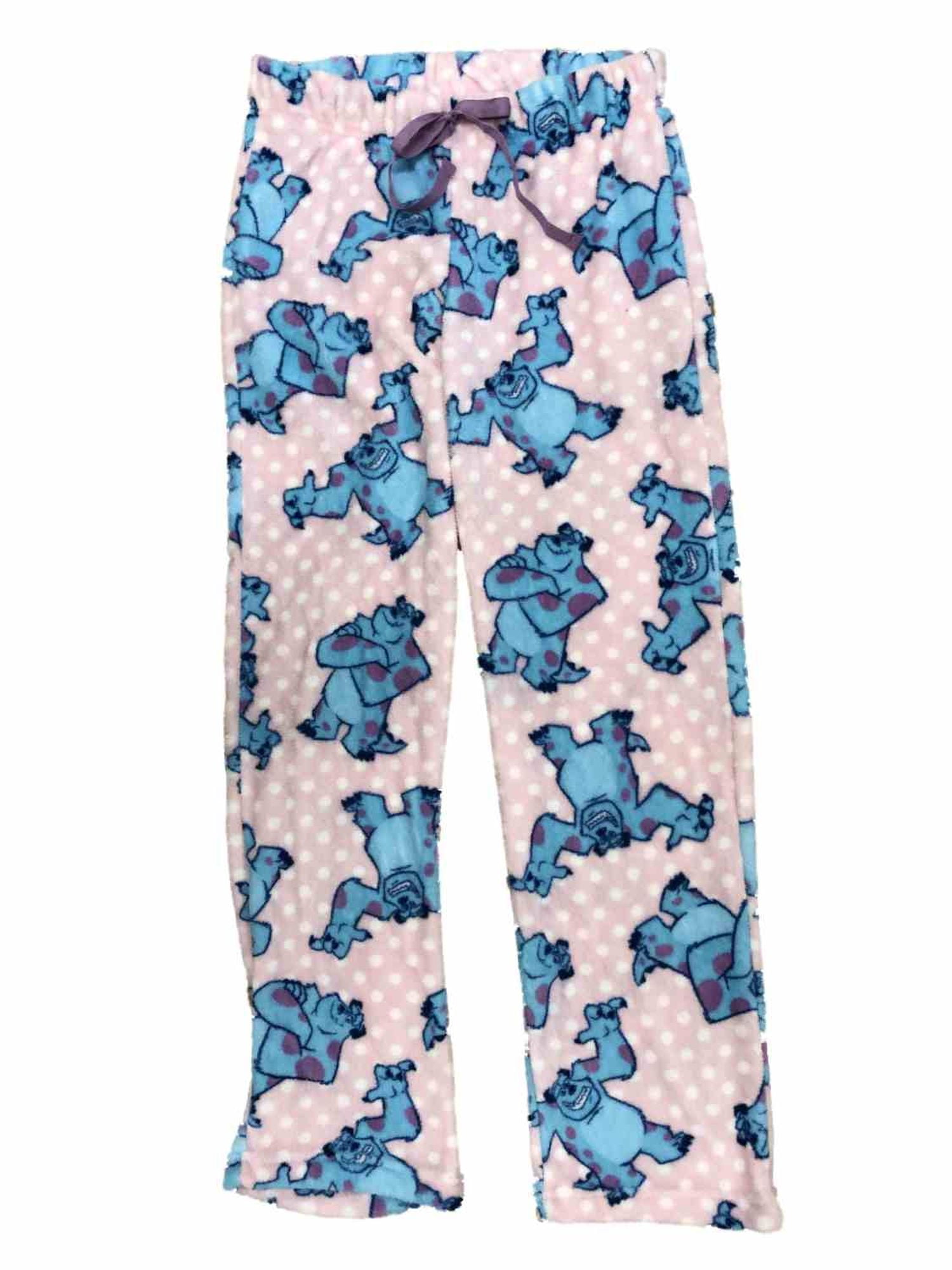 Disney Disney Womens Pink Fleece Monster Inc Sulley Pajama Bottoms