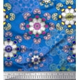 thumbnail image 1 of Soimoi polyester Crepe Fabric Mandala Decorative Printed Craft Fabric by the Yard 52 Inch Wide, 1 of 1