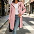 thumbnail image 4 of QQZ 2026 Fall Long Zip Up Hoodie Jacket Coat For Women, Oversized Full Zip Long Sweatshirt For Women, 4 of 9