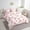 White with Pink, variant on Erosebridal Cowgirl Comforter Set with Sheets Western Cowboy Boots Bed in a Bag Pink Bowknots 7 Piece Bedding Set Twin Size Soft Dreamy Fairy Princess Bow Bed Set