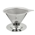 thumbnail image 1 of serony Pour Over Coffee Driper Double Layer Mesh Filter Cup Stainless Steel Coffee Tea Beverages Fine Mesh Strainer, 1 of 8