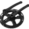 thumbnail image 1 of Mobutofu 1Set Black Steel Bike Crank Set Sturdy Chainring Replacement for Daily Use, 1 of 7
