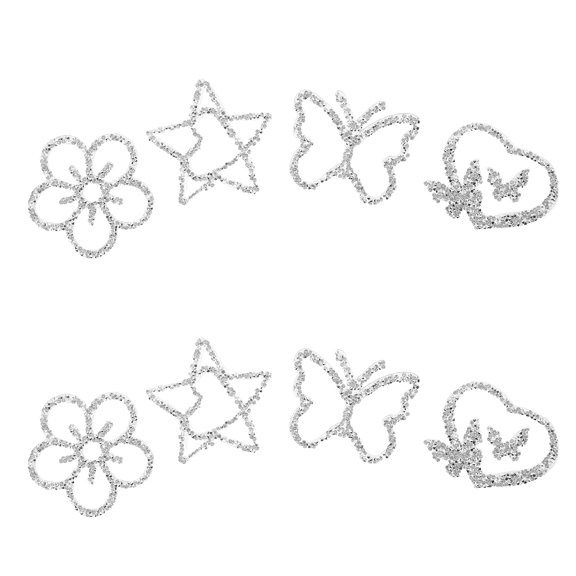ETEREAUTY Star Rhinestone Fabric Patches Self-Adhesive Cloth Stickers for Clothing and Accessories