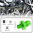 thumbnail image 2 of Unique Bargains 6 Pcs M10 Brake Clutch Cable Line Adjuster Screw for Motorcycle Aluminum Alloy Green, 2 of 6