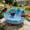 Blue, variant on Ceramic Bird Bath for Outdoors, 10.1" Glazed Ceramic Bird Baths Bowls and Feeders for Outside, UV/Frost-Resistant Finish Ground Garden Table Top Bird Baths Decor for Patio Yard  Green