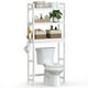 thumbnail image 1 of Organizador de baño SONGMICS Sobre Bamboo Inodoro 3 Niveles with Porta Papel and Ganchos Ajustable Estante for Inodoro White MBTS01WT, 1 of 8