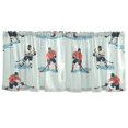 thumbnail image 7 of Yayeee Kitchen Curtains Tier Set of 2 Light Filtering 57"x36" Over Sink Window Panels, Ice Play, 7 of 7