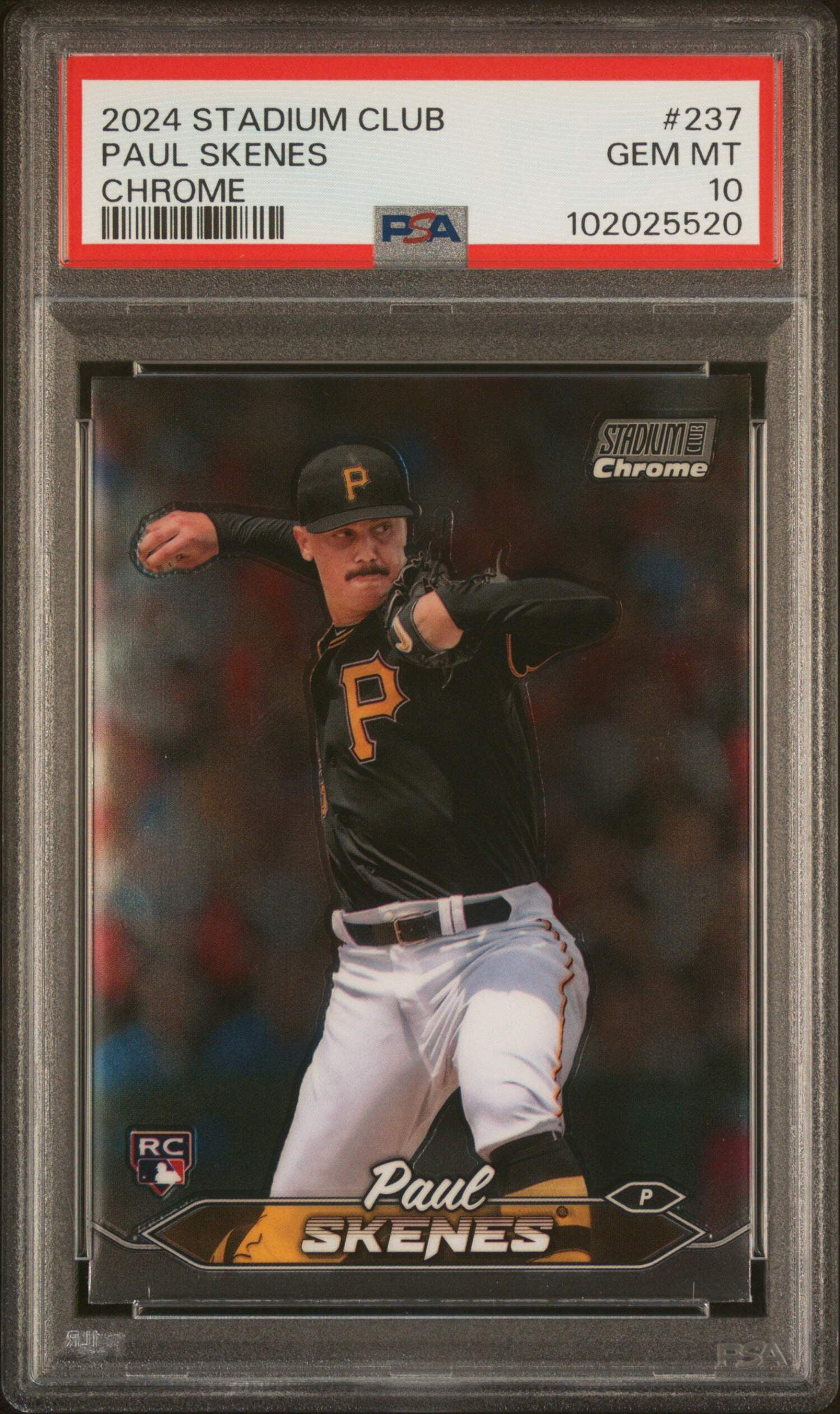 Graded 2025 Topps Bowman Kristian Campbell #BCP42 Chrome Prospects 