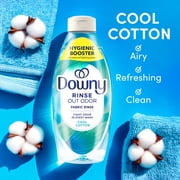 Downy Rinse Out Odor Laundry Rinse, Tackles Tough Odors and Refreshes, Cool Cotton Scent, 62 fl oz