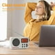 thumbnail image 4 of Radio AM/FM Portátil, Radio Digital para Ducha, Mini Radio Estéreo con Puerto para Auriculares y Pantalla LCD, Altavoz con Conector para Auriculares, 4 of 8