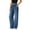 Z-Dark Blue, variant on SnZhen Straight Jeans for Women Denim Solid Color High Waist Slim Fit Casual Fashion Long Trousers Light Blue L
