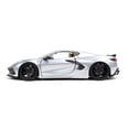 thumbnail image 4 of Jada Toys 1:24 Big Time Muscle '20 Chevy Corvette C8 Car Play Vehicle (Silver)(Selections May Vary), 4 of 6