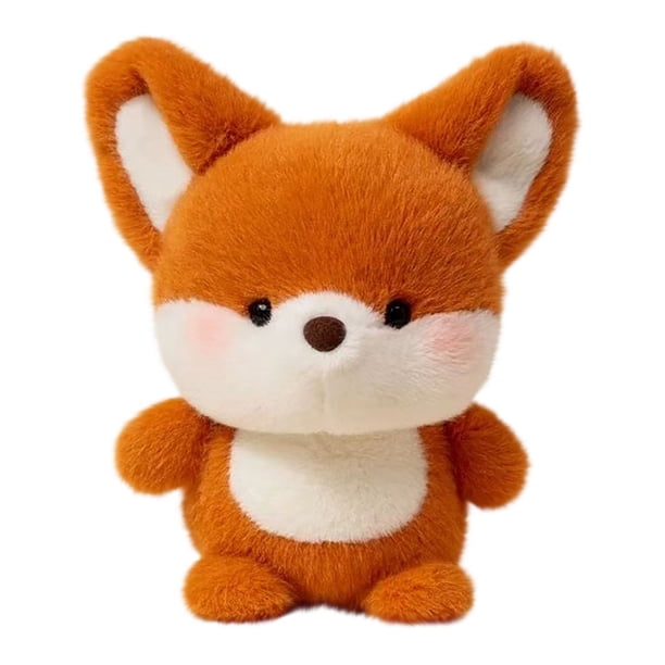Zorro de peluche suave para aliviar la ansiedad, juguete realista de zorro para dormir y confort, compañero de peluche adorable para adultos, diseño de zorro realista para uso decorativo, juguete de