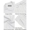 thumbnail image 6 of COOFANDY Men's 2 Pieces Shirt Sets Short Sleeve Casual Button Down Hippie T-Shirts Shorts Sets Summer Fashion Beach Outfits, 6 of 6