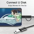 thumbnail image 5 of 3 Piezas Negro 2 en 1 OTG USB C/Micro a USB Adaptador, USB C a USB Hembra, Cable Adaptador Micro a USB OTG Compatible con iMac Android Google Samsung Galaxy y más, 5 of 5